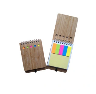 A5 Spiral Bamboo Writing Note Planner for Promotion Gifts