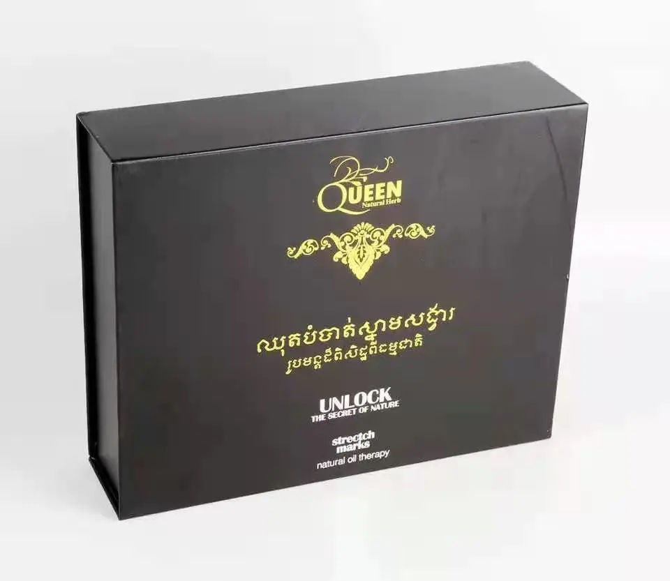 Wholesale Custom Luxury Black Shipping Carton Transport Color Gift Paper Packaging Box for Delivery