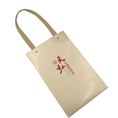 PMS Kraft Branded Paper Bags With Handle OEM Food Packaging