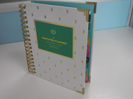 OEM Project Organizer Notebook 200pages Event Planner Book Customized Pages 120GSM