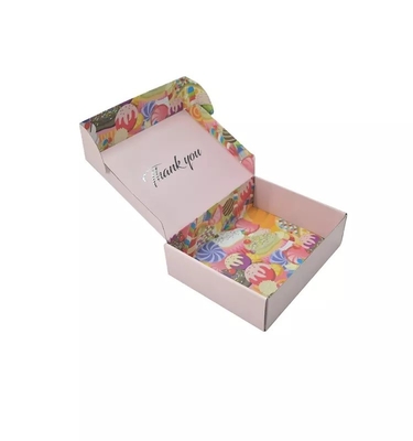 Folding Fashion Cardboard Gift Boxes For Apparel Custom Color Printing