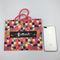 250gram PMS Promotional Cosmetic Shopping Bags Art Paper Pink For Mothers Day Gift