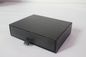 ODM Custom Black Drawer Gift Box CMYK Printed Kraft Paper SGS