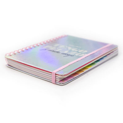 2mm Organizer Planner Book OPP  Color Printing Personalized Hardcover Notebook With Sticker