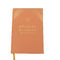 120GSM Custome Orange A5 Hardcover Notebook Matte Lamination