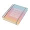 Custom 120GSM  Agenda Organizer Planner Notebook A5 Gold Coil 80g