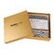 A5 Hardback Spiral Paper Notebook 120GSM Gold Foil Stamping Gift Box Package