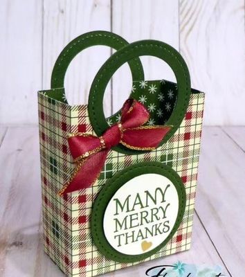 Hand Kraft Paper Carrier Bags 157gsm Promotion 4C Small Christmas Gift Packing