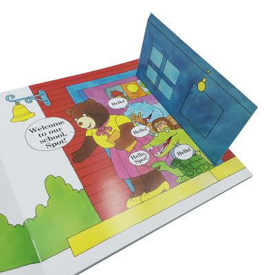 300gsm C1S Custom Kids Story Book 4C Colorful Printing Children Board