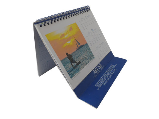Printing Wall Cardboard Desk Calendar OEM Custom 200g C1S